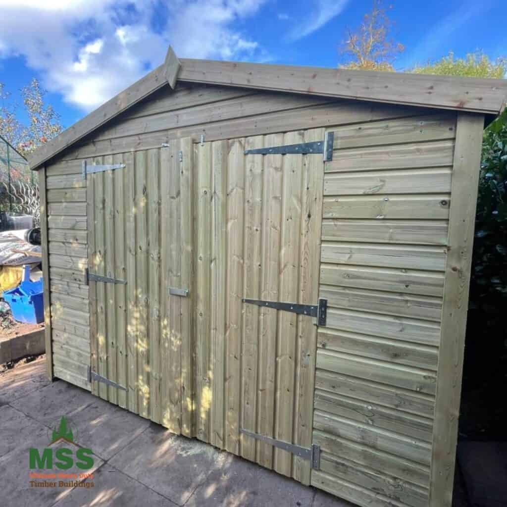 X Ft Ultimate Tanalised Garden Storage Shed Midlands Sheds