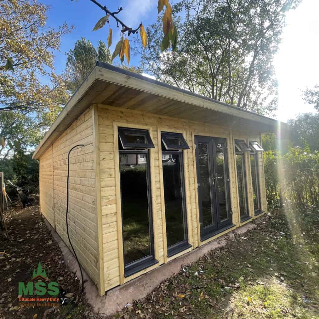 X Upvc Summerhouse Mancave Midlands Sheds Summer Houses