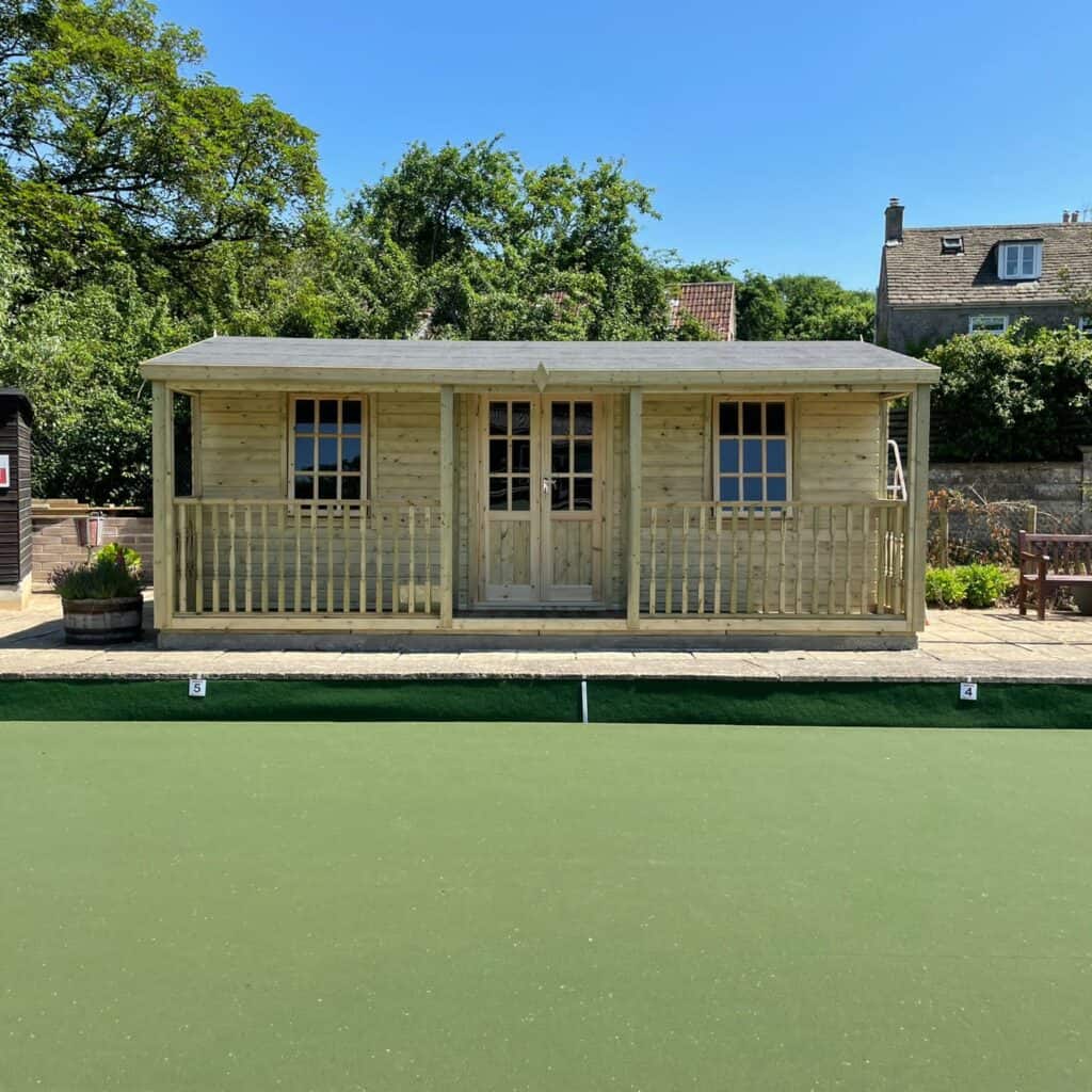 20 X 10 Georgian Style Summerhouse 3ftPorch Midlands Sheds Summer