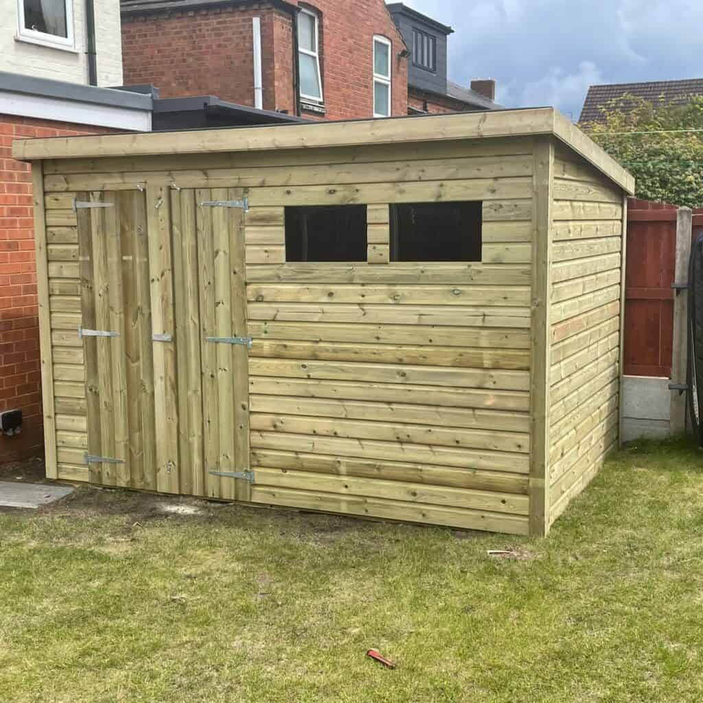 X Ultimate Tanalised Pent Shed Midlands Sheds Summer Houses