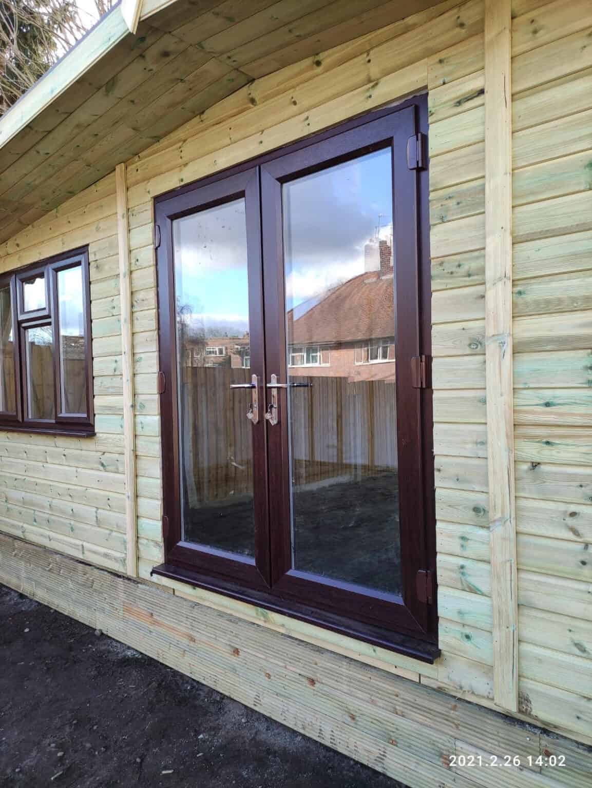 24x12 UPVC Summerhouses Midlands Sheds & Summer Houses