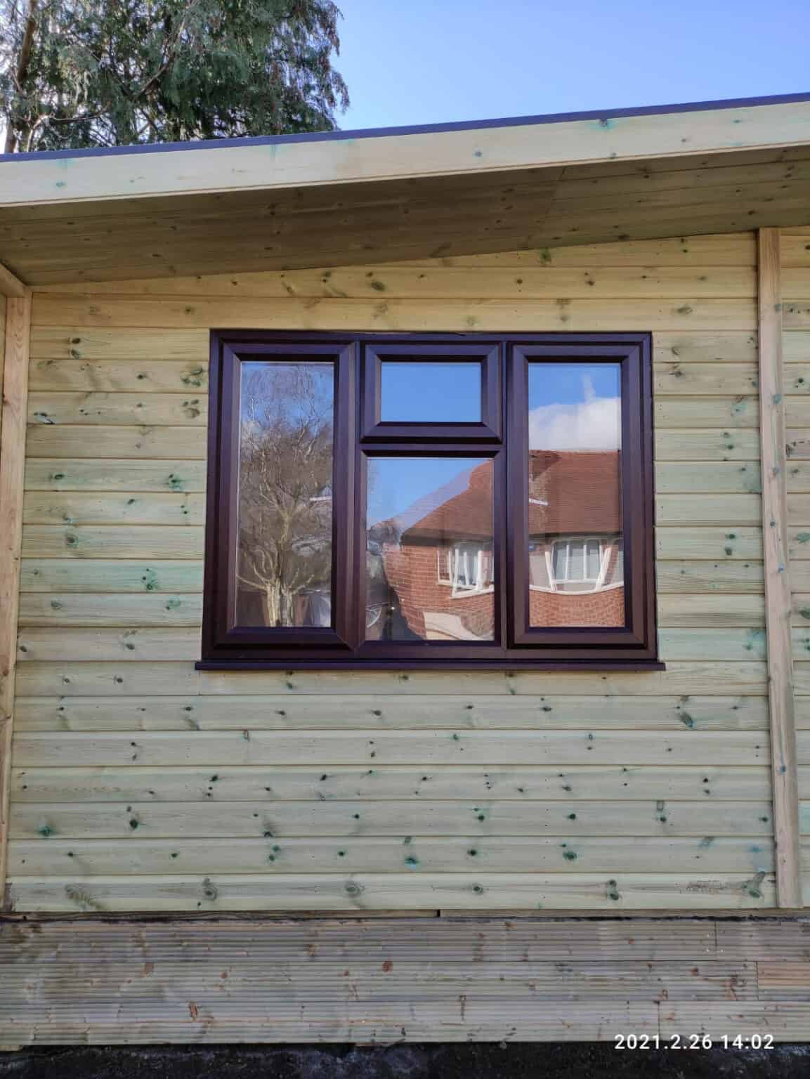 24x12 UPVC Summerhouses Midlands Sheds & Summer Houses