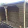 14x8ft Shed With 2ft Log Store