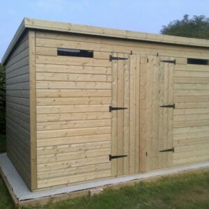14x8ft 19mm Ultimate Tanalised pent Shed