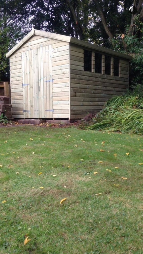 14X8Ft Ultimate Tanalised Apex Shed