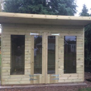 12x10ft 19mm Ultimate Summerhouses with 2ft Overhang