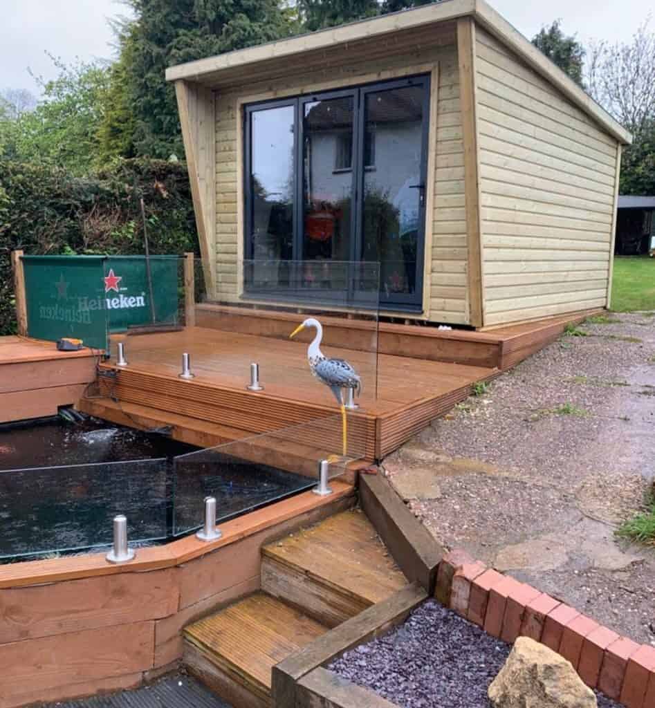 Do Sheds Need Planning Permission? 12x8 Pent Studio Summerhouse