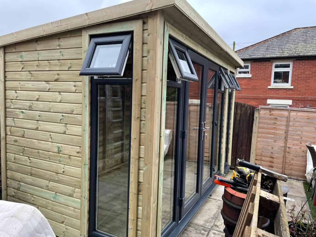 12x8 UPVC Summerhouse Midlands Sheds & Summer Houses