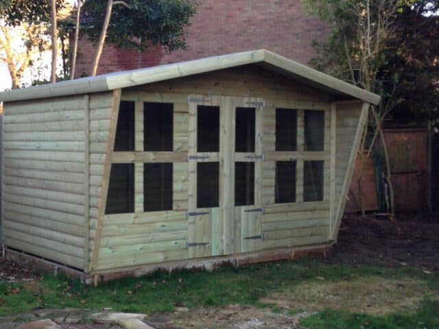 12 X 8Ft Tanalised Wooden Garden Summerhouse