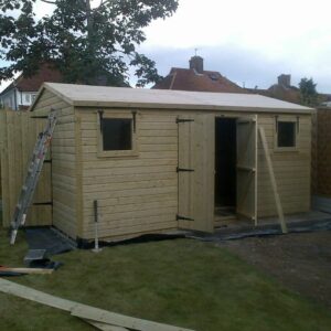 20X10ft Wooden Garden Shed