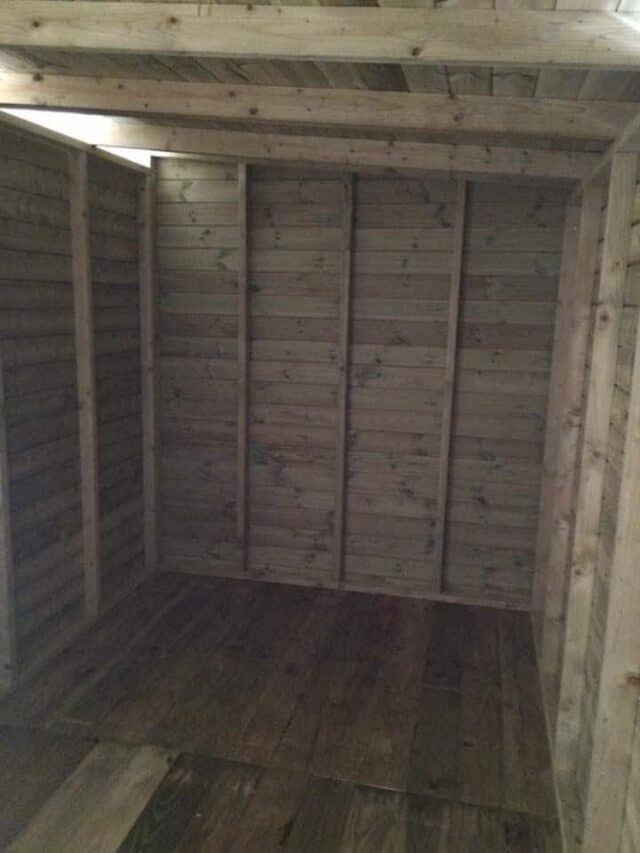 16 X 8Ft Wooden Garden Shed