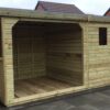 Garden Shed with Hot Tub