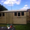 20x10 shed - Wooden Apex Garden Summerhouse/Shed
