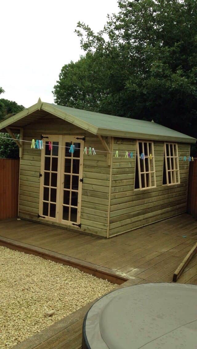 12 × 8Ft Wooden Shed House