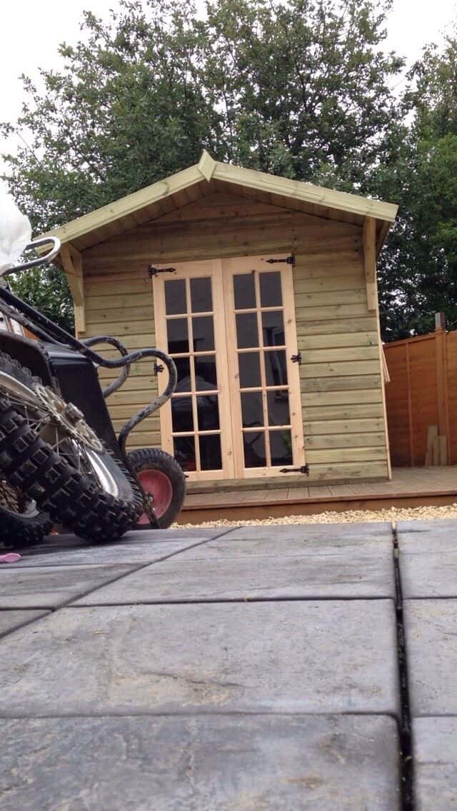 12 × 8Ft Wooden Shed House