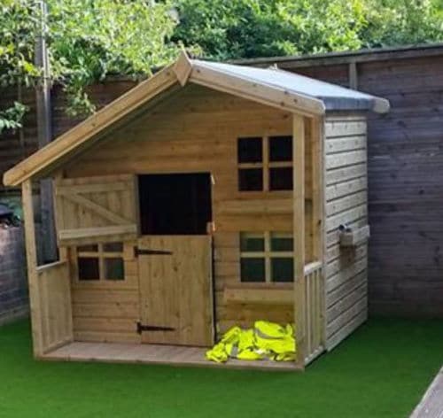 Wooden Childrens Playhouse