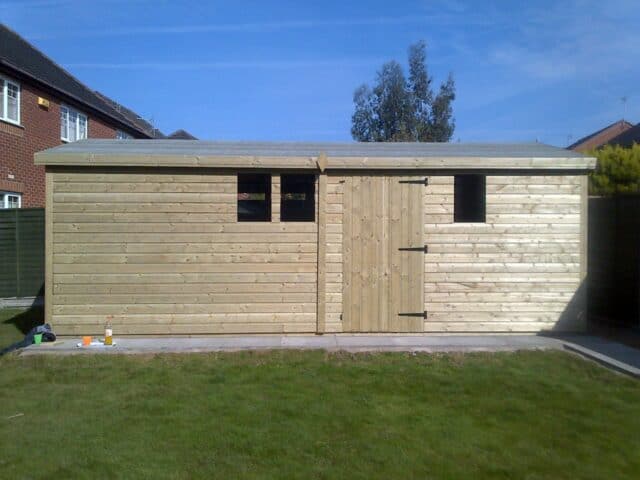 18 X 12Ft Wooden Garden Shed