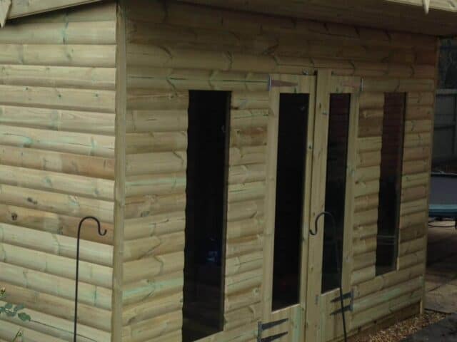 12 X 8Ft Wooden Garden Shed / Summerhouse