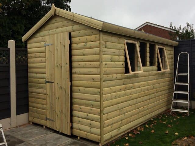 12 X 8Ft Wooden Garden Shed