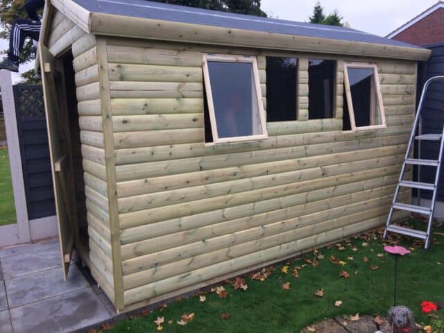 12 X 8Ft Wooden Garden Shed