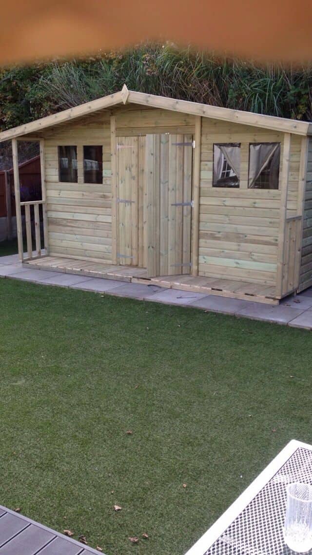14 X 10Ft Wooden Garden Shed House
