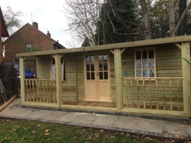 20X10Ft Summerhouse With Porch Area