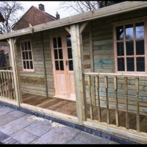 20x10ft Summerhouse with Porch Area