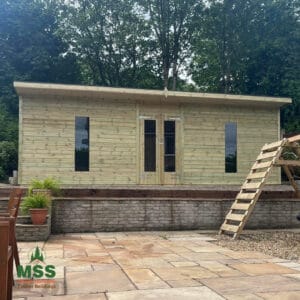 24x12ft Summerhouse / ManCave - 24x12ft Ultimate Summerhouse / ManCave with 19mm Walls
