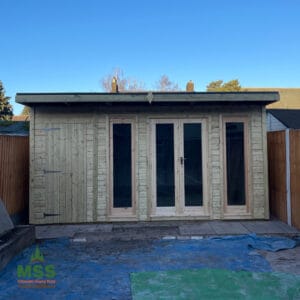 15x16 Combi Summerhouse With Side Shed