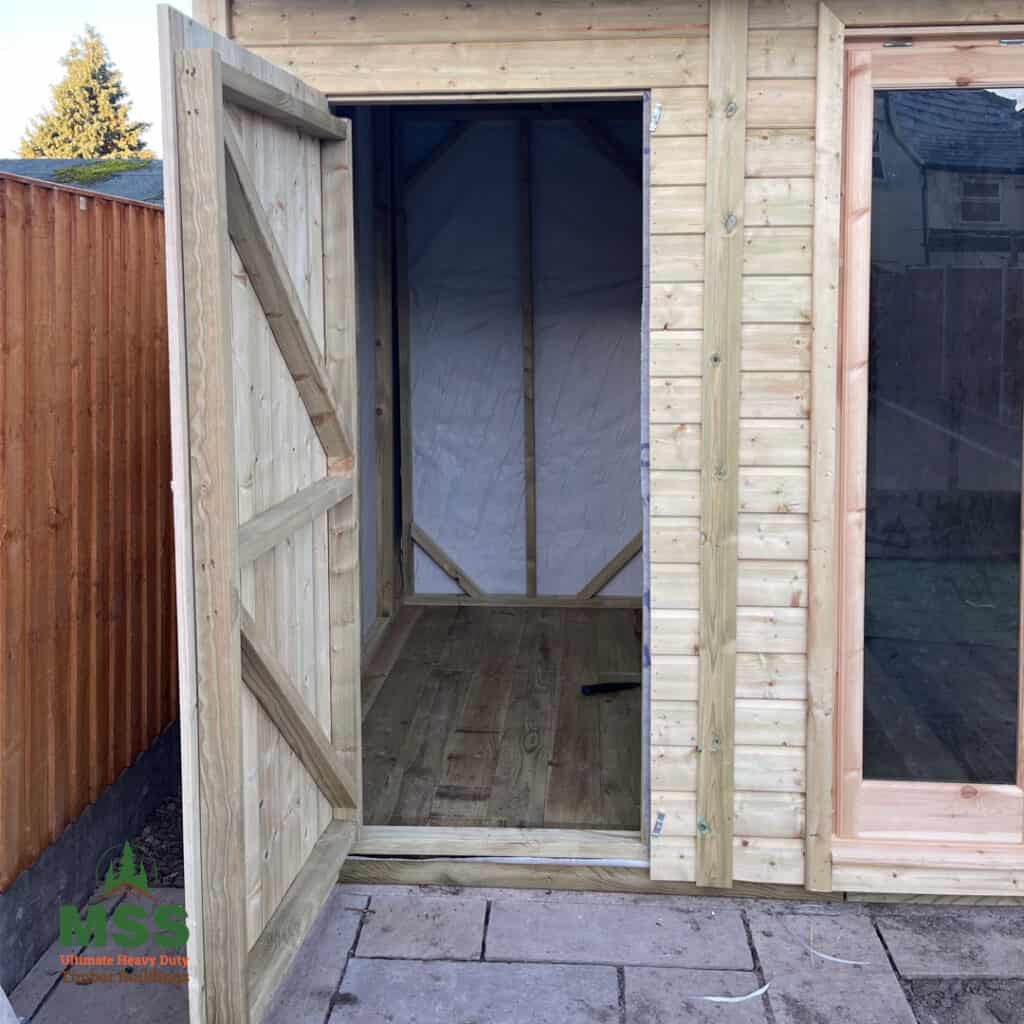 15x16 Combi Summerhouse with Pent Roof - Midlands Sheds & Summer Houses