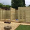 30 x 10 Pent Summerhouse Combi Shed with Log Store