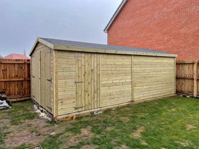 20X10Ft Ultimate Timber Apex Shed