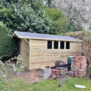 14 x 10 Apex shed