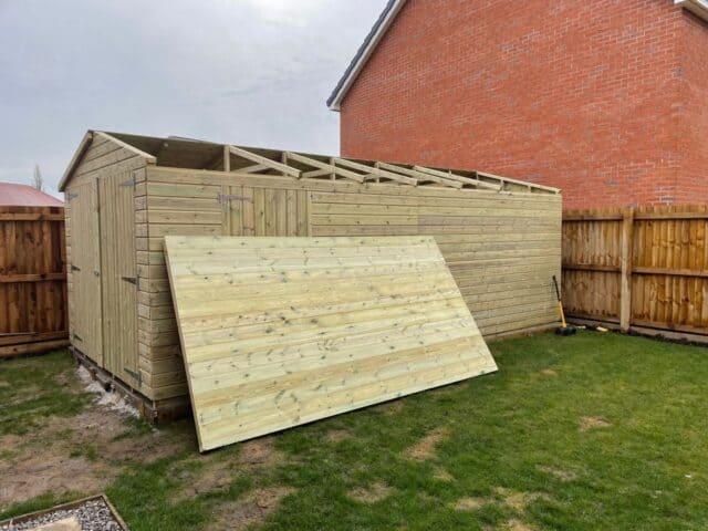 20X10Ft Ultimate Timber Apex Shed