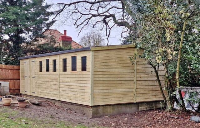 26 X 12 Ultimate Timber Apex Shed