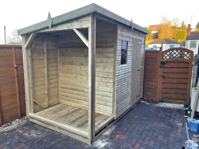 10 X 6 Pent Shed