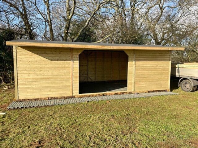 Our 24 X 12 Animal Shed