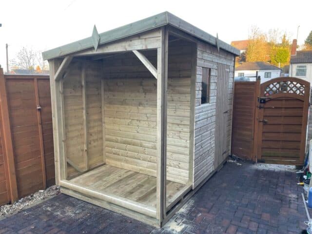 10 X 6 Pent Shed