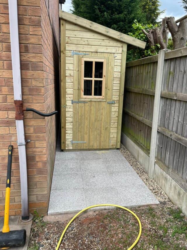 12 X 4 Lean Too Pent Shed