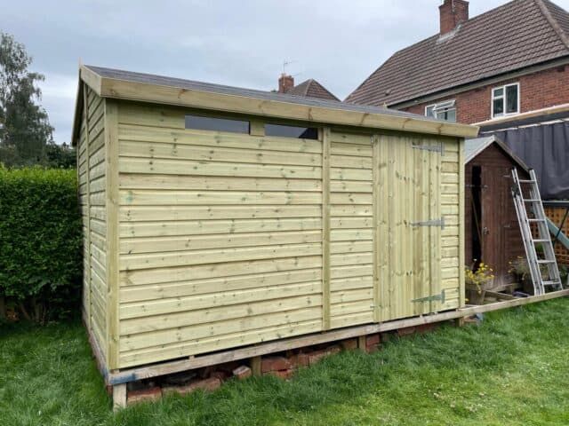 12 X 8 Heavy Duty Apex Timber Shed
