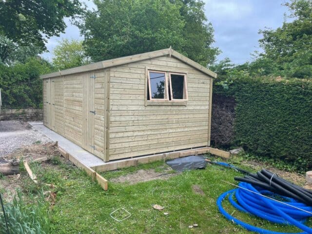 20 X 10 Ultimate Tanalised Apex Shed
