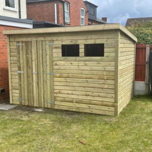 11 x 7 Ultimate Tanalised Pent Shed