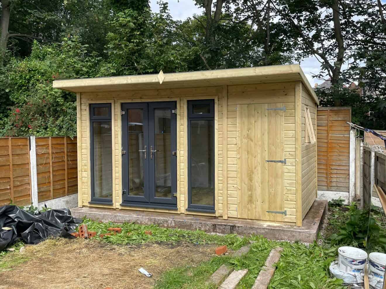 14 x 8 Ultimate Combi UPVC Summerhouse - Midlands Sheds & Summer Houses