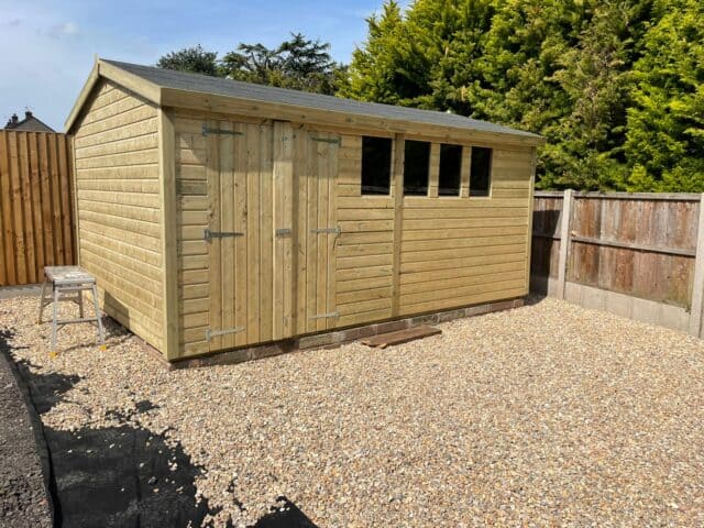 15 X 10 Apex Shed