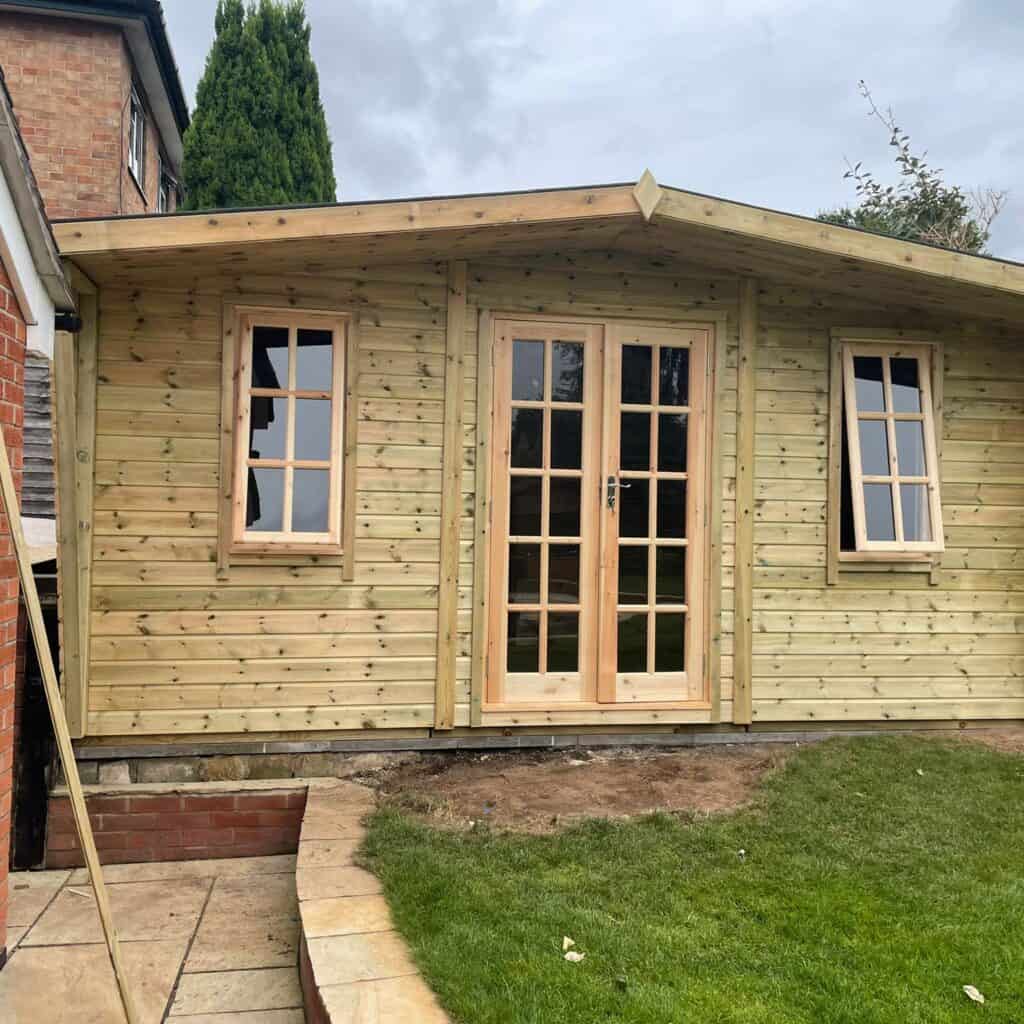 16 X 8 Ultimate Reverse Apex Georgian Summerhouse