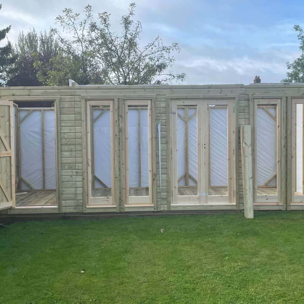 How to Build a Shed: DIY Guide, Pros and Cons 21 x 10 Ultimate Summerhouses Combi LogLap