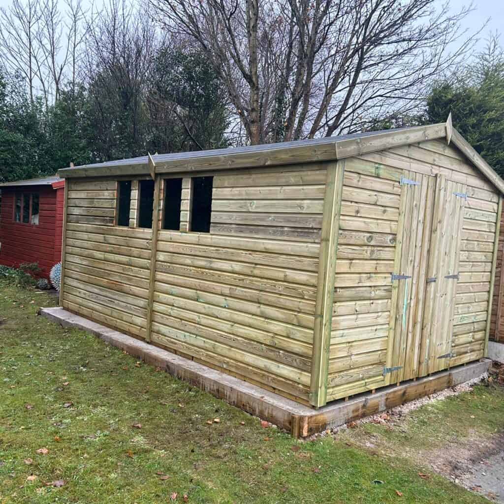 Large Garden Sheds | Cheap Tongue And Groove Storage Sheds UK
