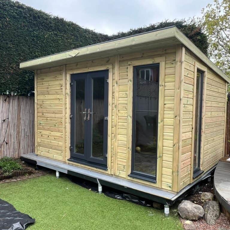 Compare UPVC vs timber summerhouses