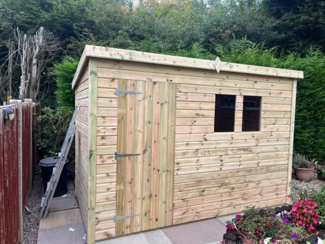 11 X 6 Heavy Duty Pent Shed