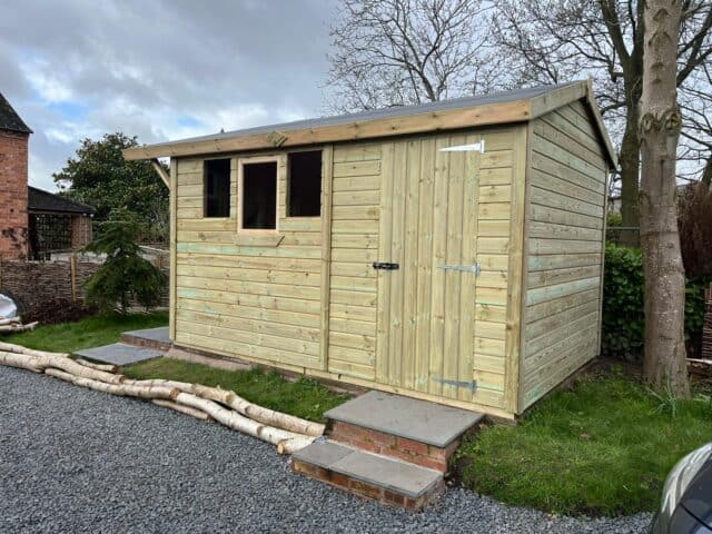 12 X 8 Ultimate Heavy Duty Combi Shed